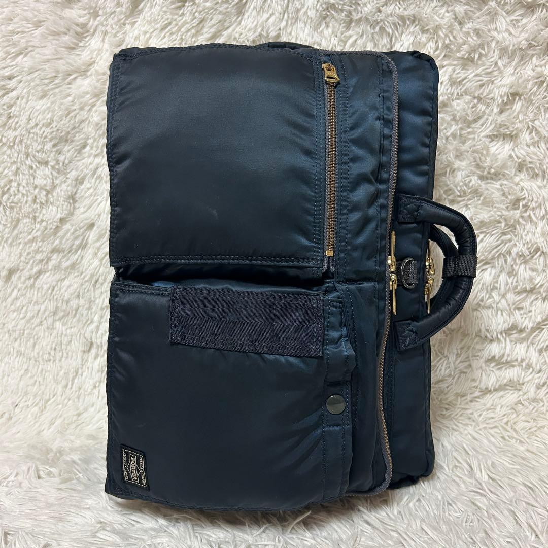 ⭐️極美品⭐️ポーター PXタンカー ブリーフケース ビジネスリュック ネイビー