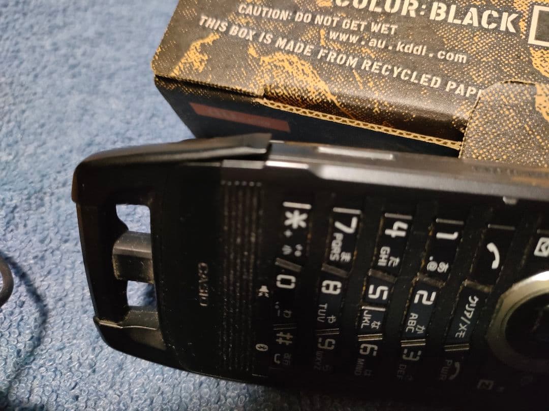 CASIO　ガラケー　Gz One TYPE-X ブラック 箱付き