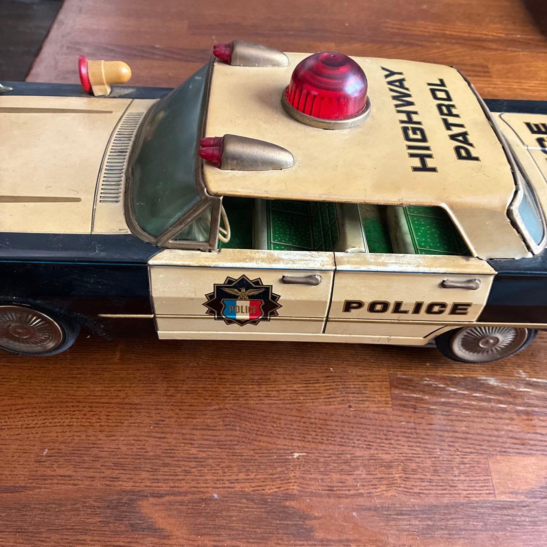 ハイウェイパトロールカー 金属製　（野村）