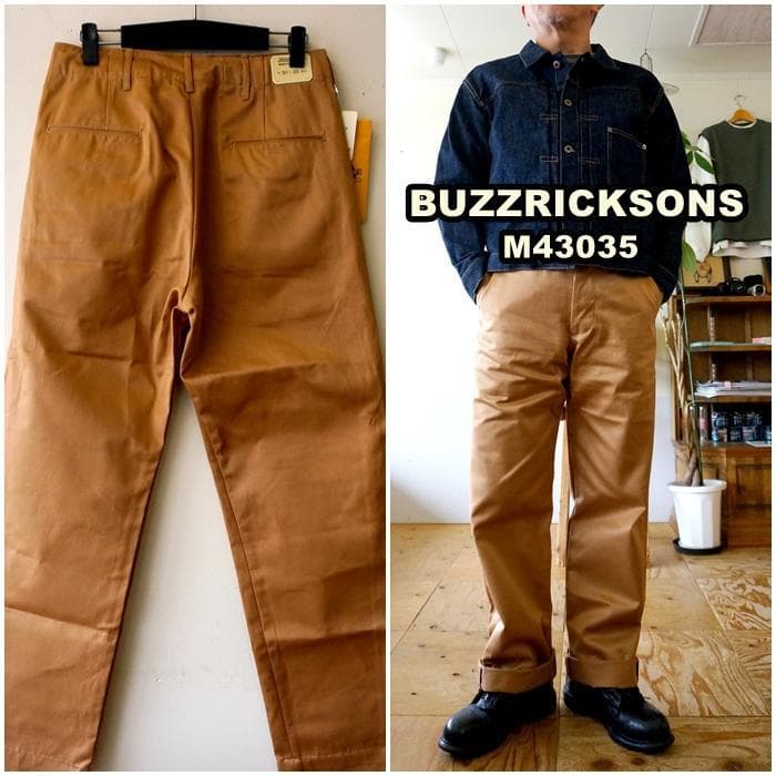 バズリクソンズ BUZZ RICKSONS チノパンツ M43035　 34