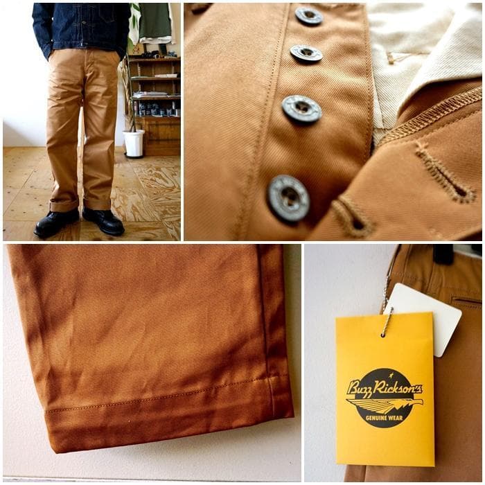 バズリクソンズ BUZZ RICKSONS チノパンツ M43035　 34