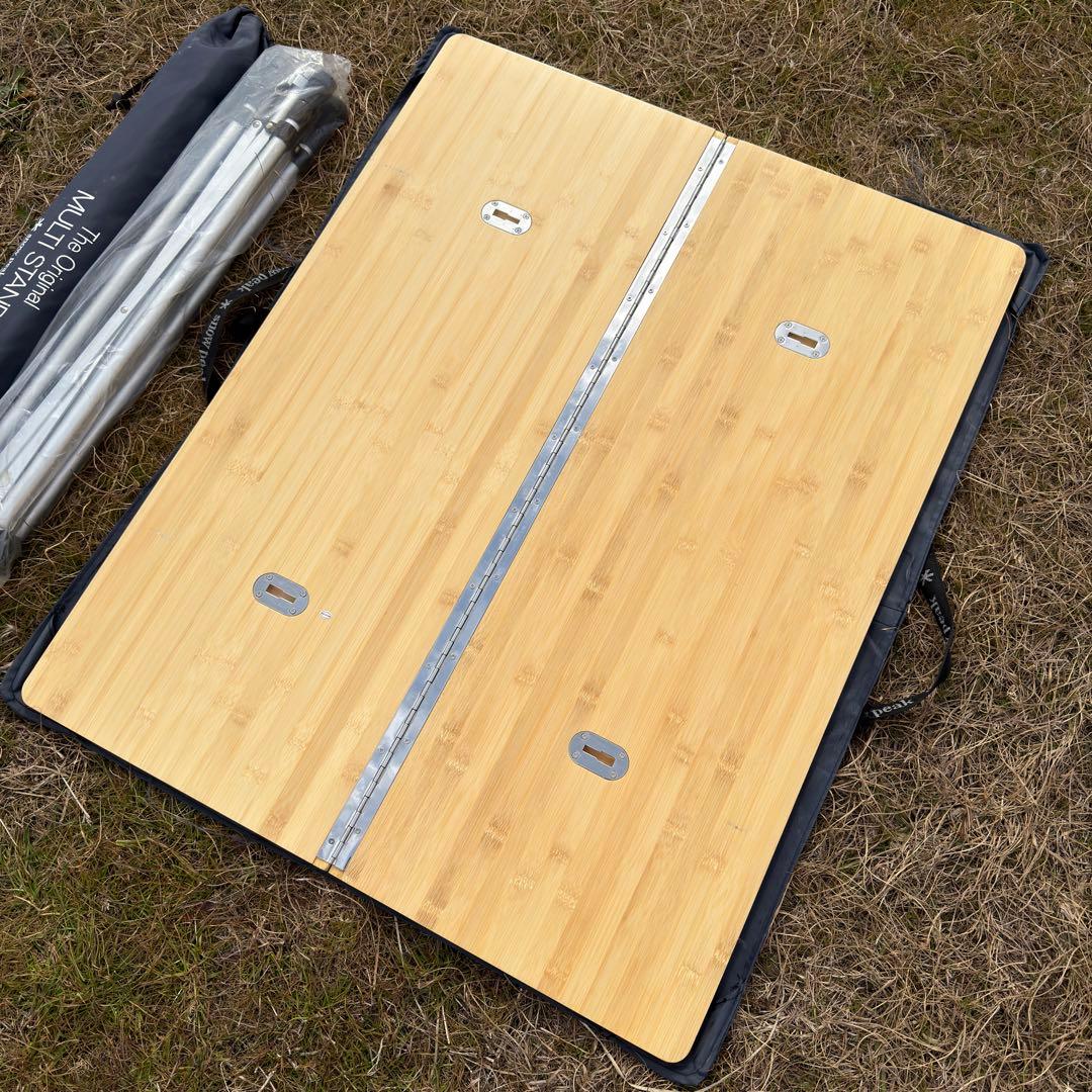  peak アジャスタブルF.ローテーブル竹【廃盤品】