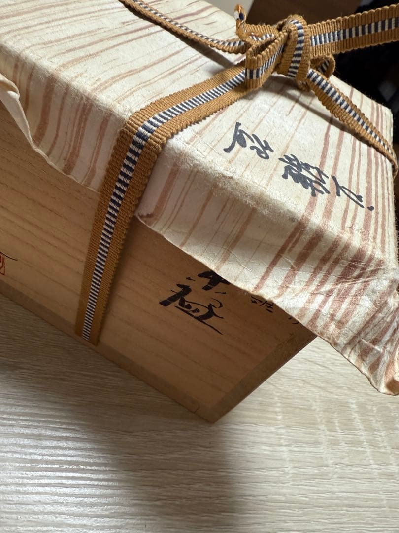 引越しのためお安く出品「茶道具」京焼　「通次阿山造」「仁清写立雛」