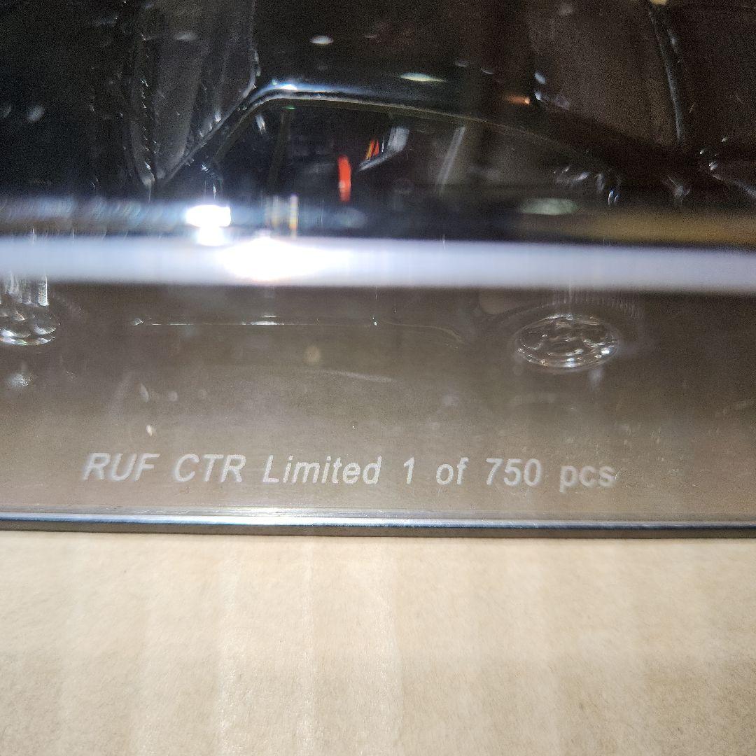 RUF CTR 限定ミニカー ブラック 750個限定スパーク1/43