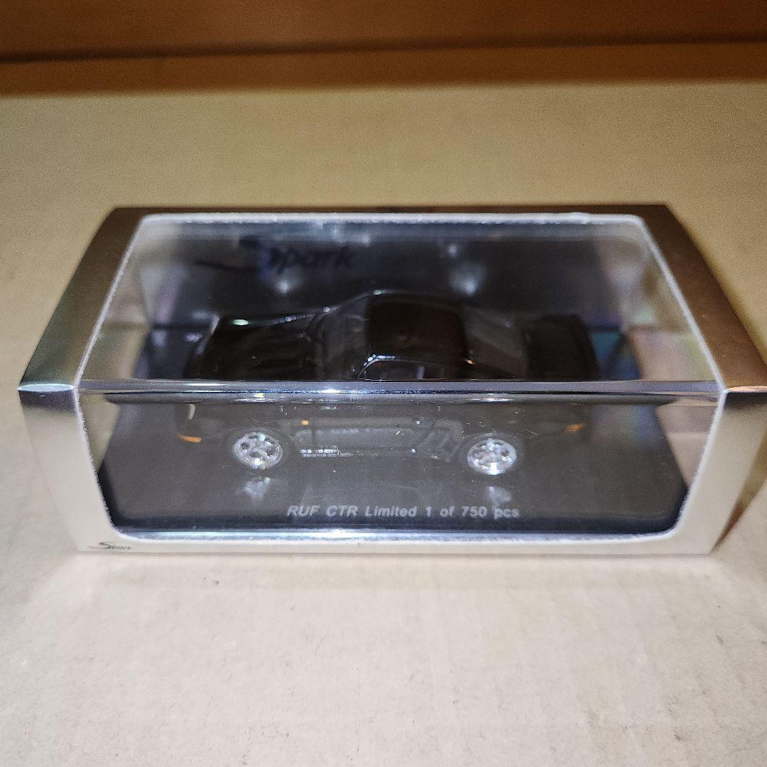 RUF CTR 限定ミニカー ブラック 750個限定スパーク1/43