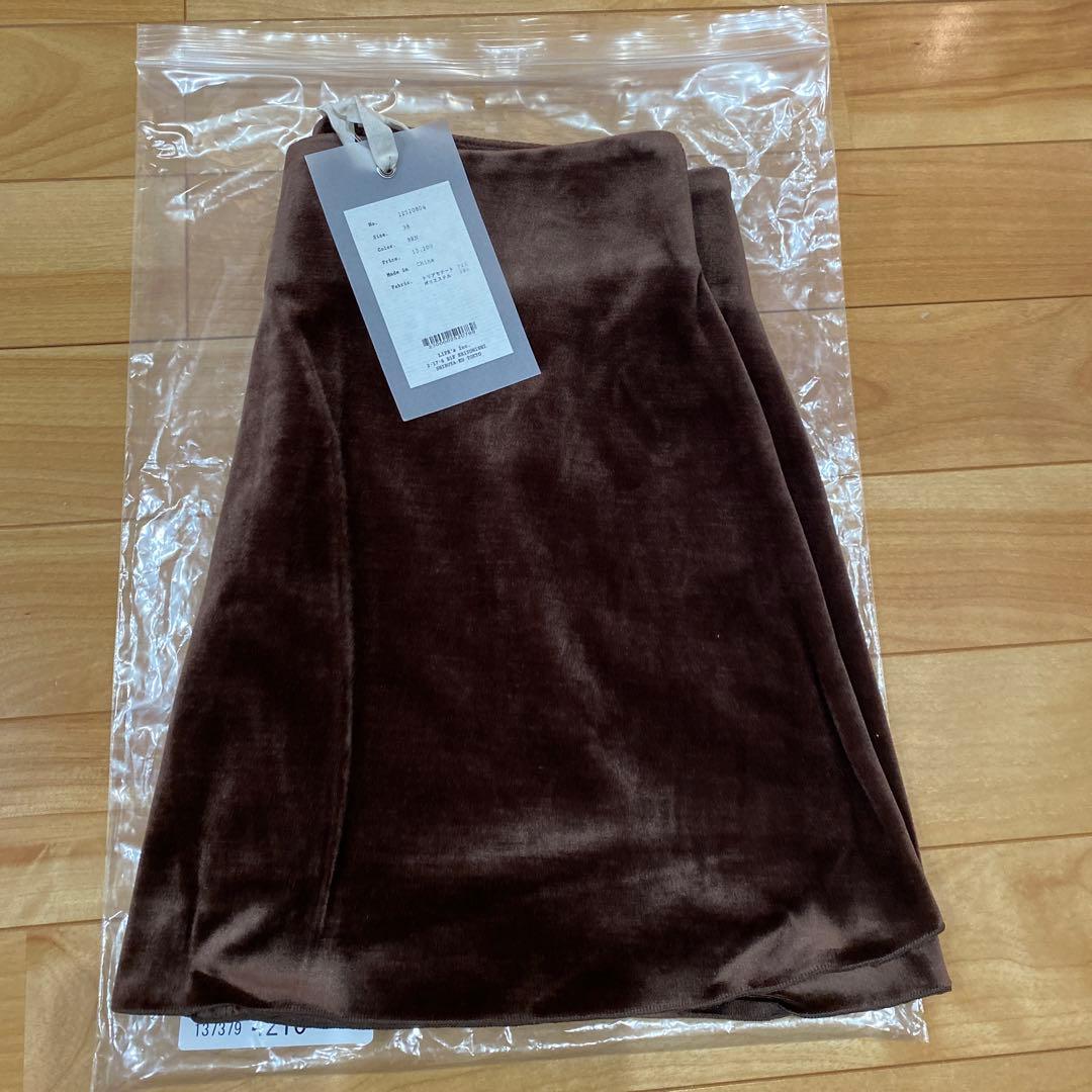 ブラウン タイトスカート サイズ38