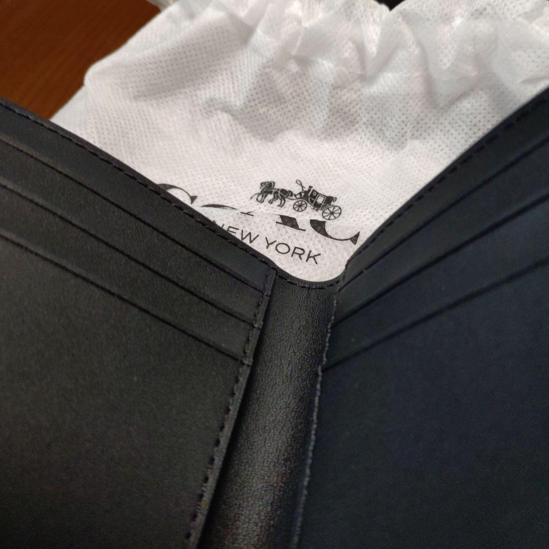 COACH 花柄 二つ折り財布 保存袋付き