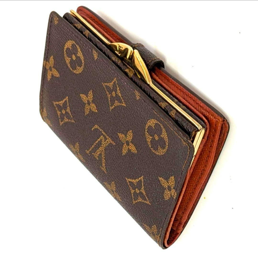 ルイヴィトン モノグラム ビエ ヴィエノワ がま口 折り財布 B26