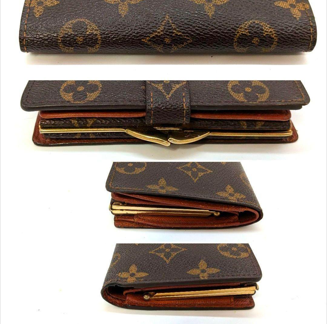 ルイヴィトン モノグラム ビエ ヴィエノワ がま口 折り財布 B26