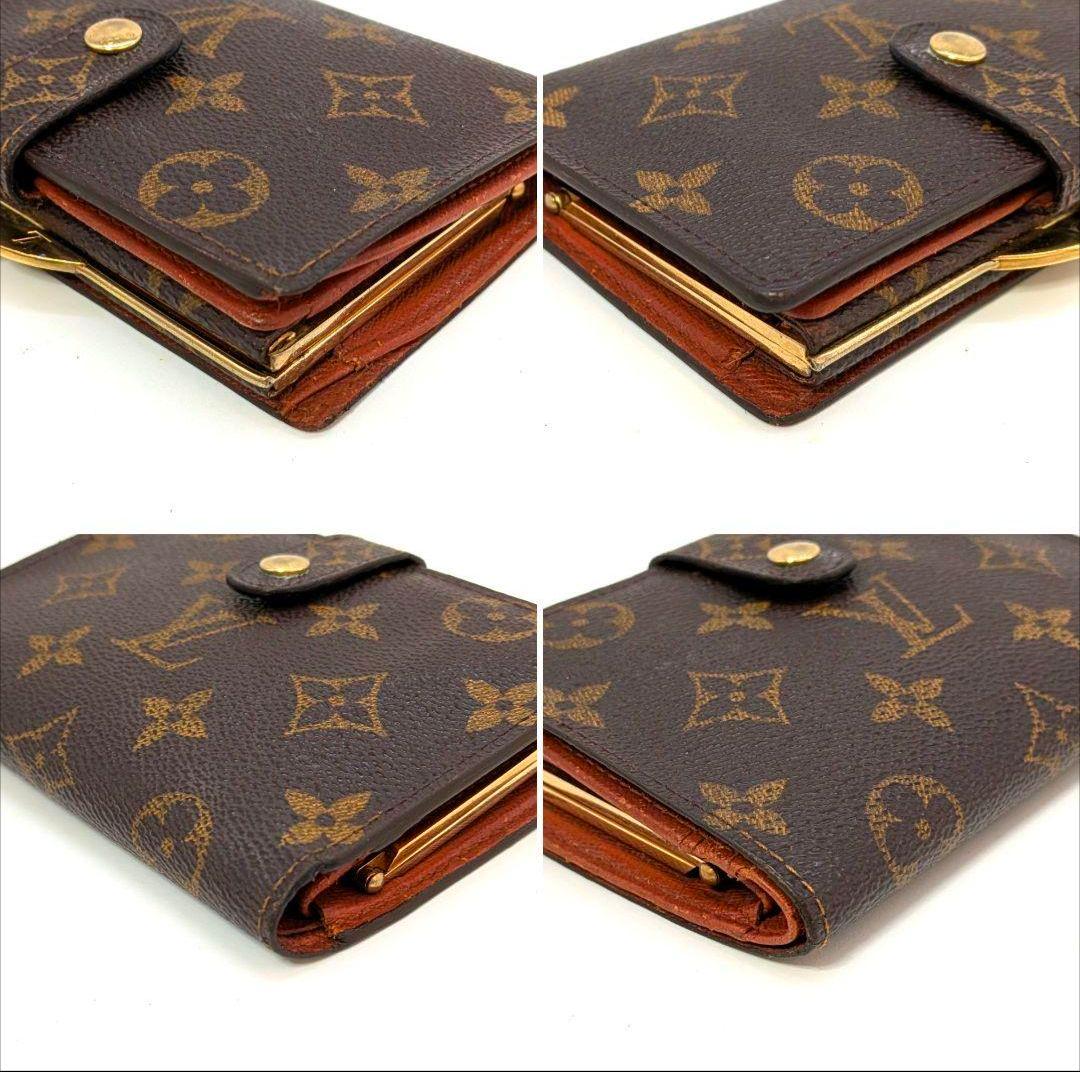 ルイヴィトン モノグラム ビエ ヴィエノワ がま口 折り財布 B26