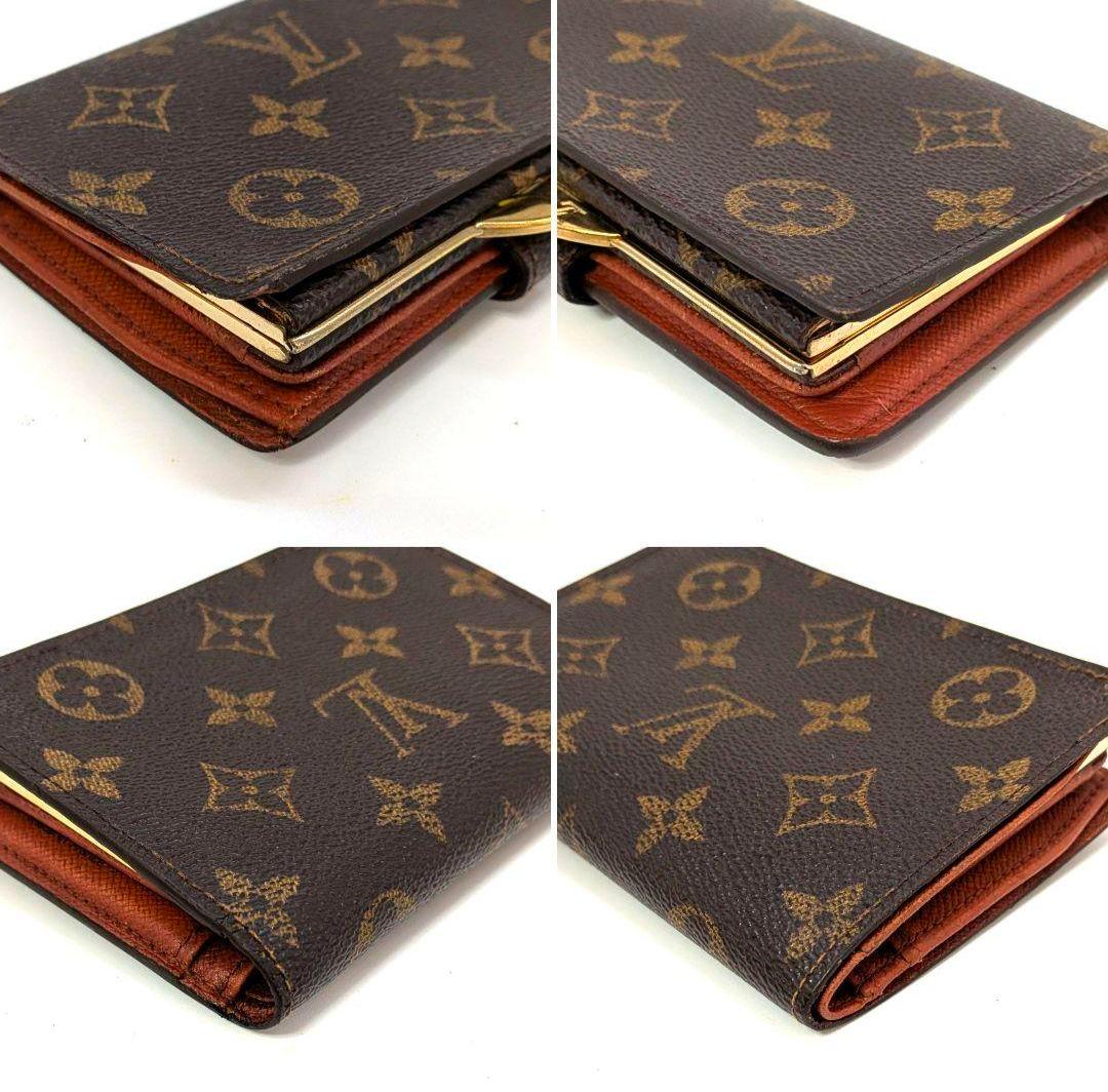ルイヴィトン モノグラム ビエ ヴィエノワ がま口 折り財布 B26