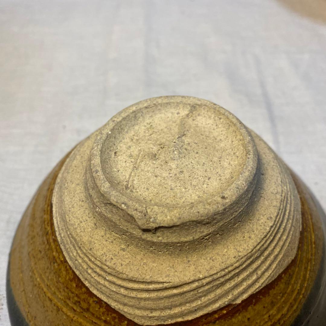 抹茶椀　平茶碗　茶道具　在銘　緑釉　2種　3客