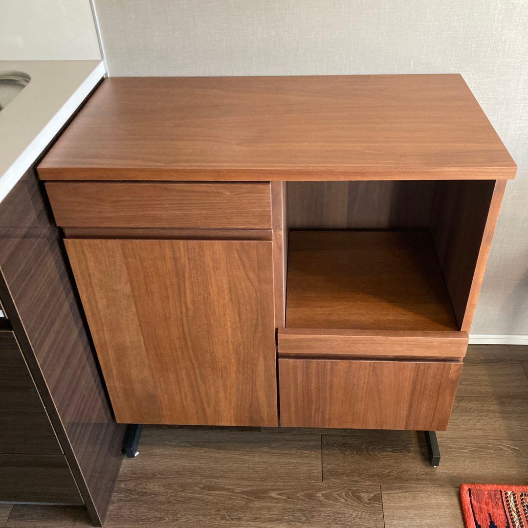 【美品】unico HOXTON ホクストン キッチンカウンター キャビネット