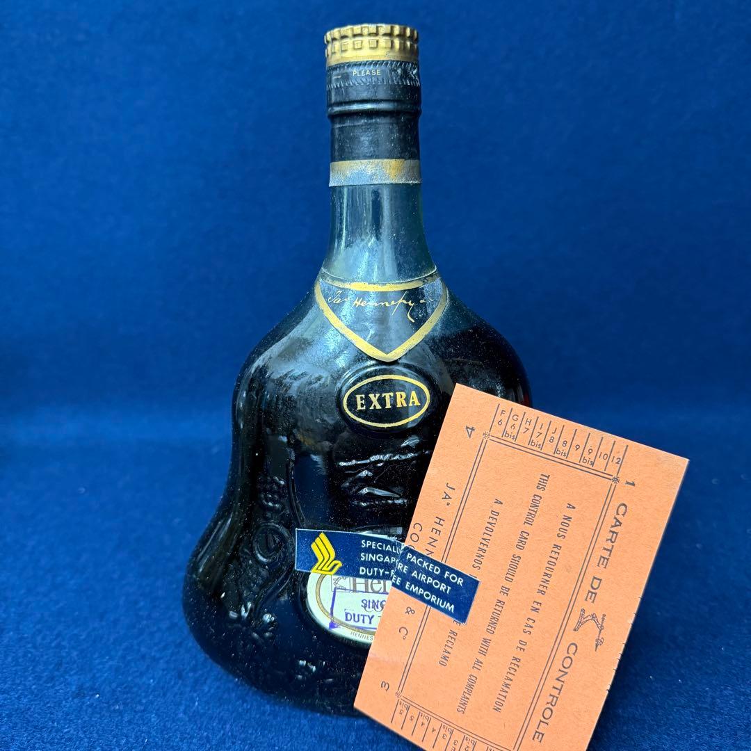 Hennessy ヘネシー EXTRA コニャック 金キャップ グリーンボトル
