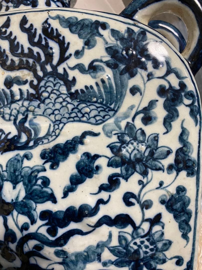 元時代　中国古美術　花瓶　骨董品