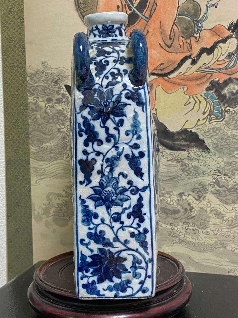 元時代　中国古美術　花瓶　骨董品