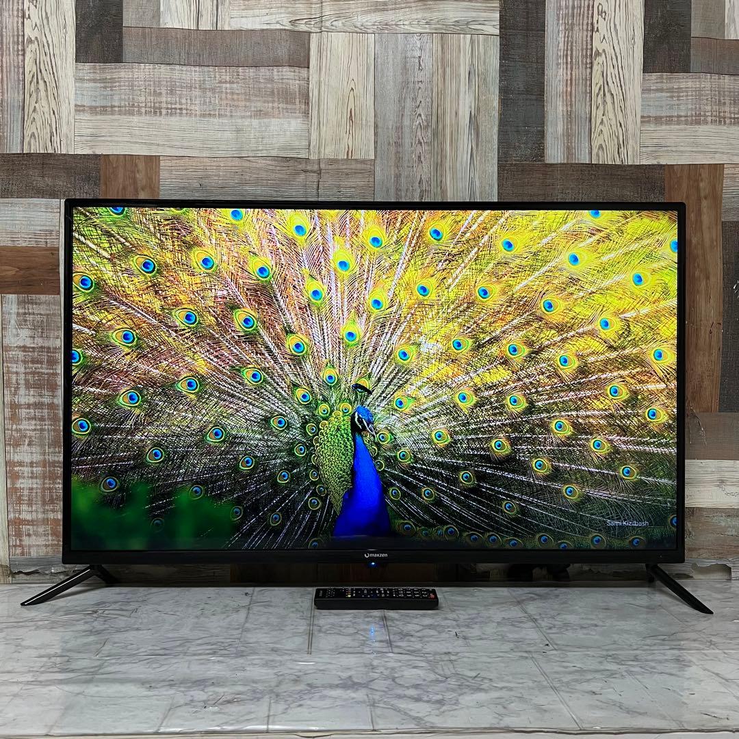 即日受渡❣️全国送料込4年前購入マクスゼン43V型液晶TVゲームモード搭載