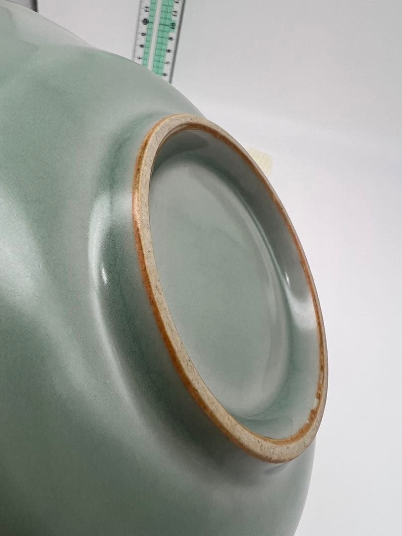 中国明清朝竜泉窯お皿　骨董　古美術　唐物コレクション　江戸アンティーク青磁