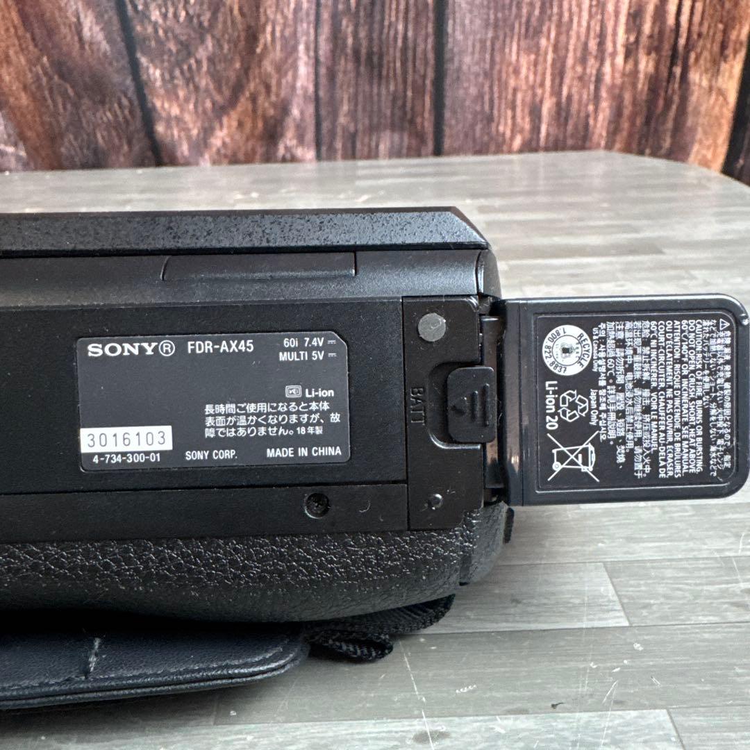 SONY 4K Handycam FDR-AX45 ブラック ビデオカメラ