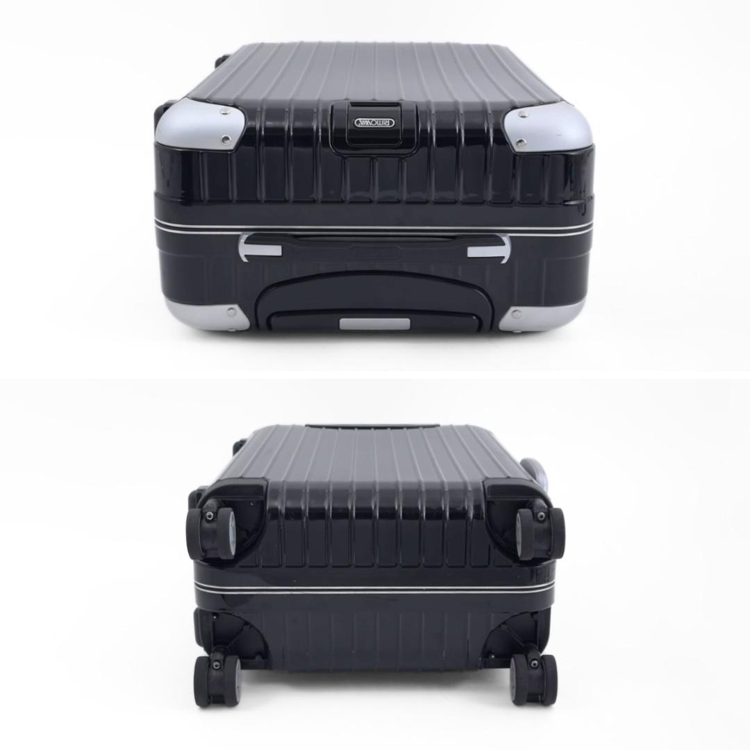 美品 リモワ リンボ 32L 4輪 TSAロック 機内持ち込み キャビン 黒