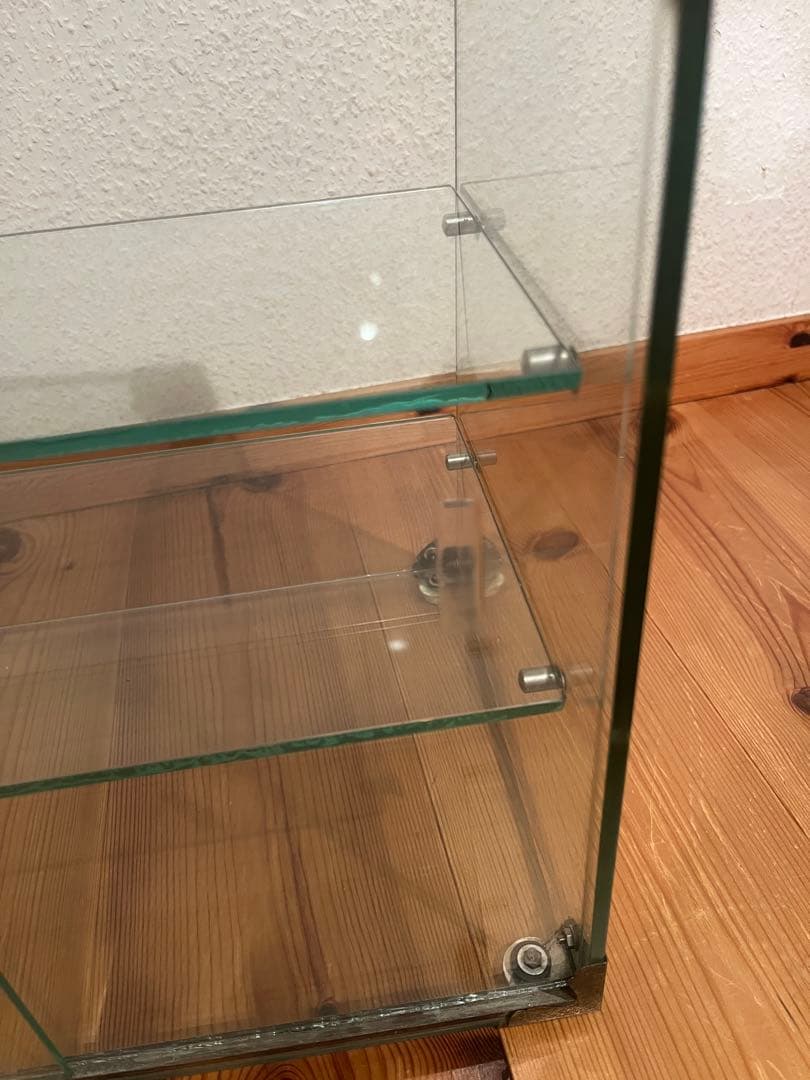 seven 昭和レトロ ガラスケース ショーケース 正面斜めガラス