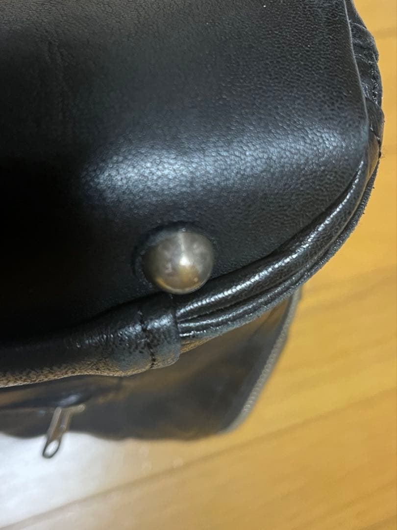 beautiful people レザーライダースバッグ