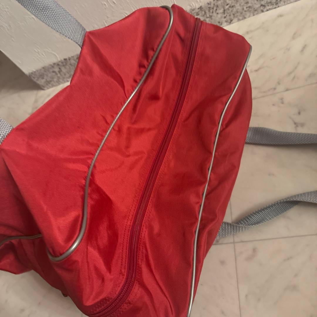 最終値下げ‼️ワッペ　旧型　旧　赤　スクバ　ワールドペガサス　スクールバック　学生
