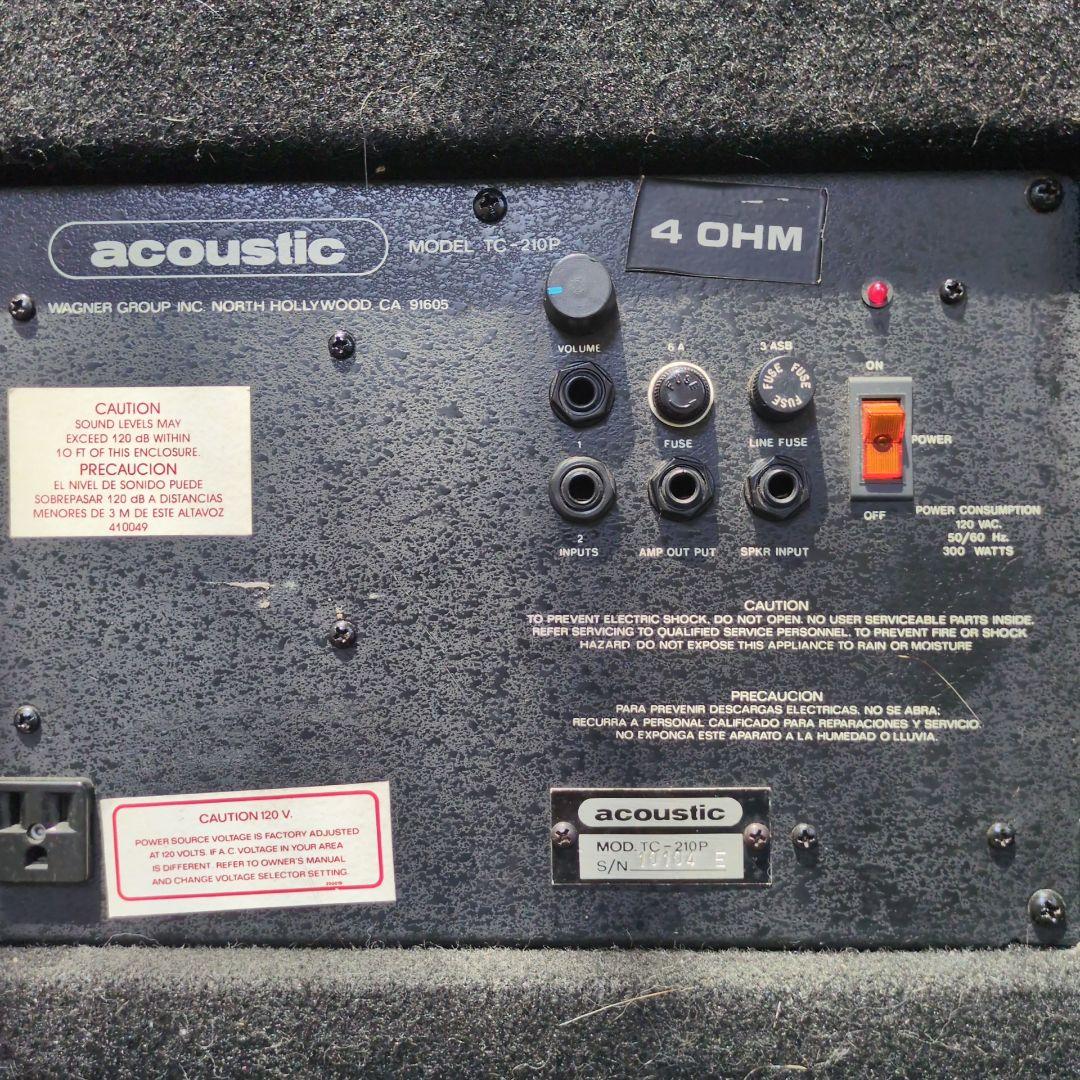 acoustic TCP-210ベースアンプキャビネット(ぶなしめじさん専用)