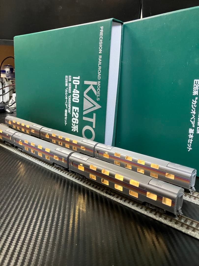 KATO E26系 カシオペア 室内灯付き