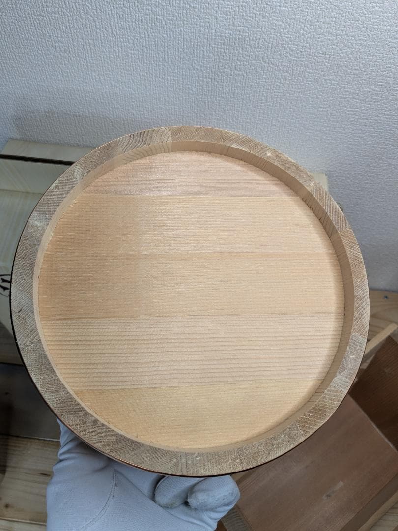 北海道産えぞ松材　お風呂屋さん3点セット　桶　椅子　未使用　M.P.M