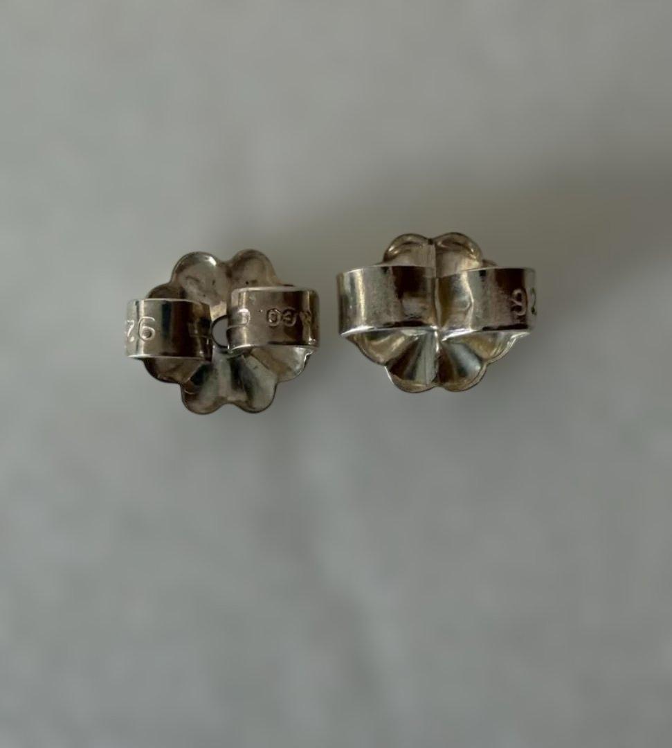 Tiffany&Co. ティファニー AG925ピアス ラビングハート 袋あり