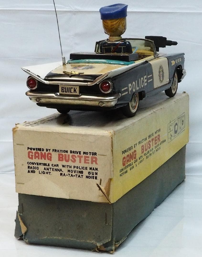 イチコー【ビュイック エレクトラ ギャングバスター】ブリキ tin car箱付