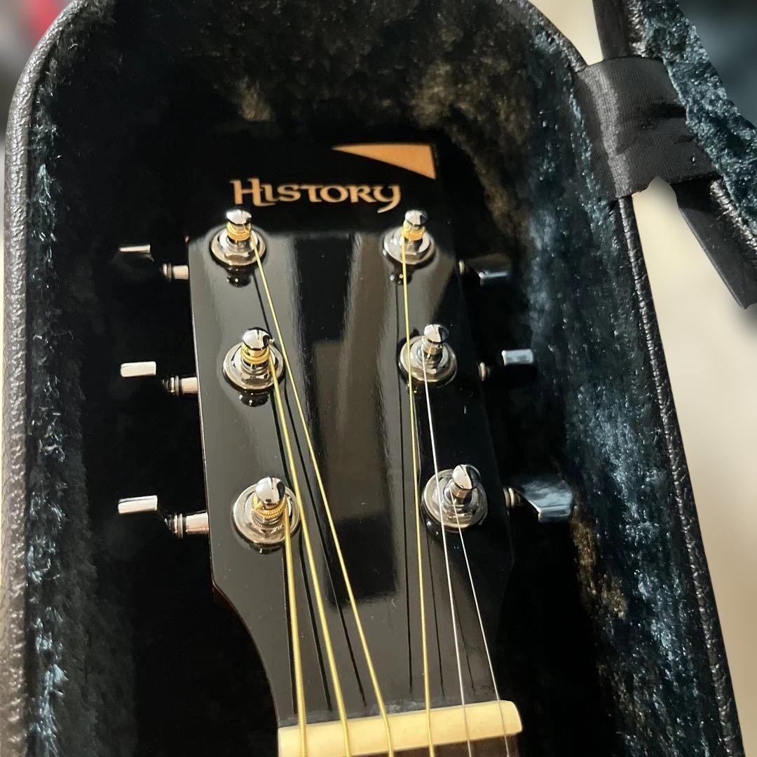 値下げ！　HISTORY アコースティックギター NT-S4 ハードケース付き