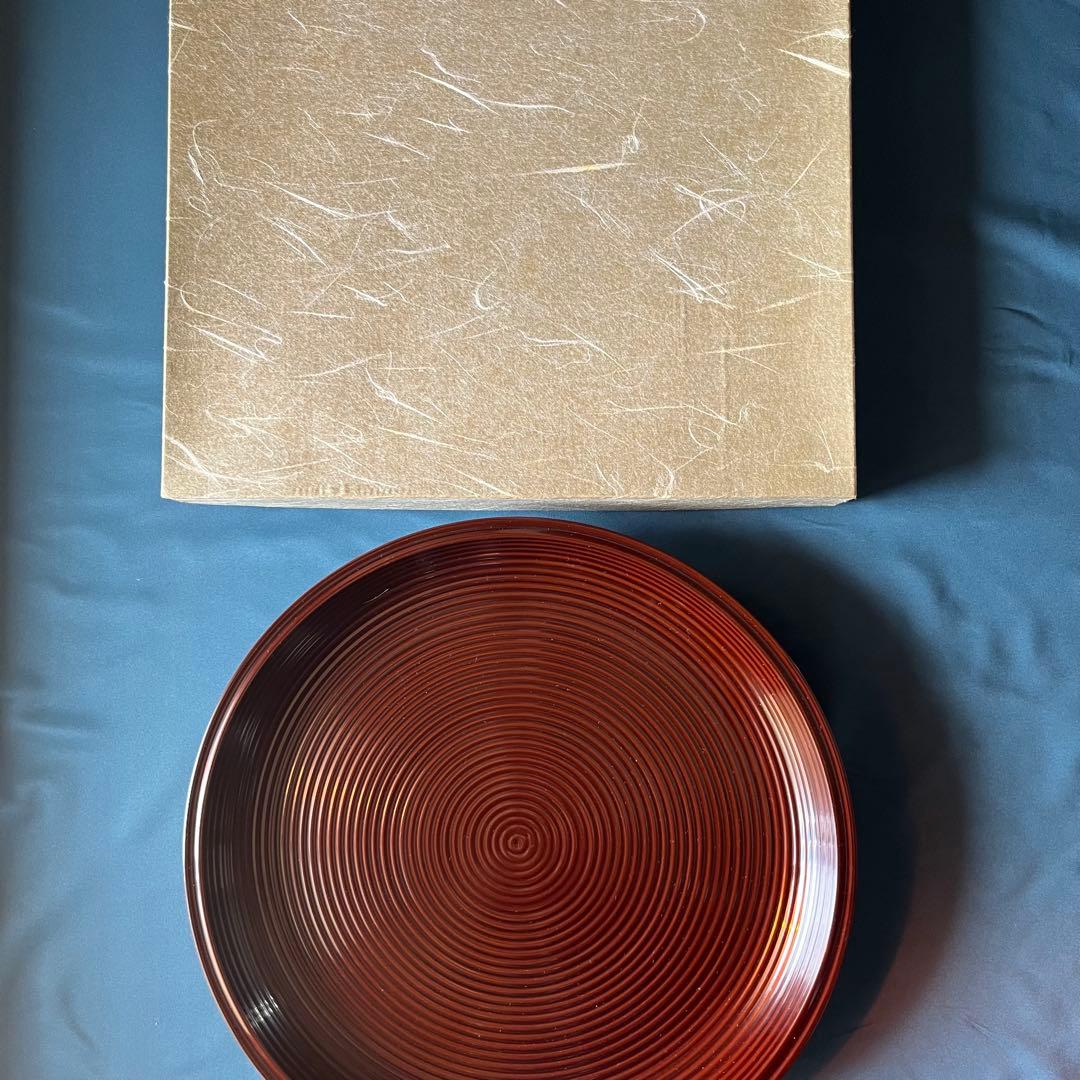 【美品】茶道具　乱れ盆　表千家　茶道　盆　アンティーク　伝統工芸　漆芸　塗り盆