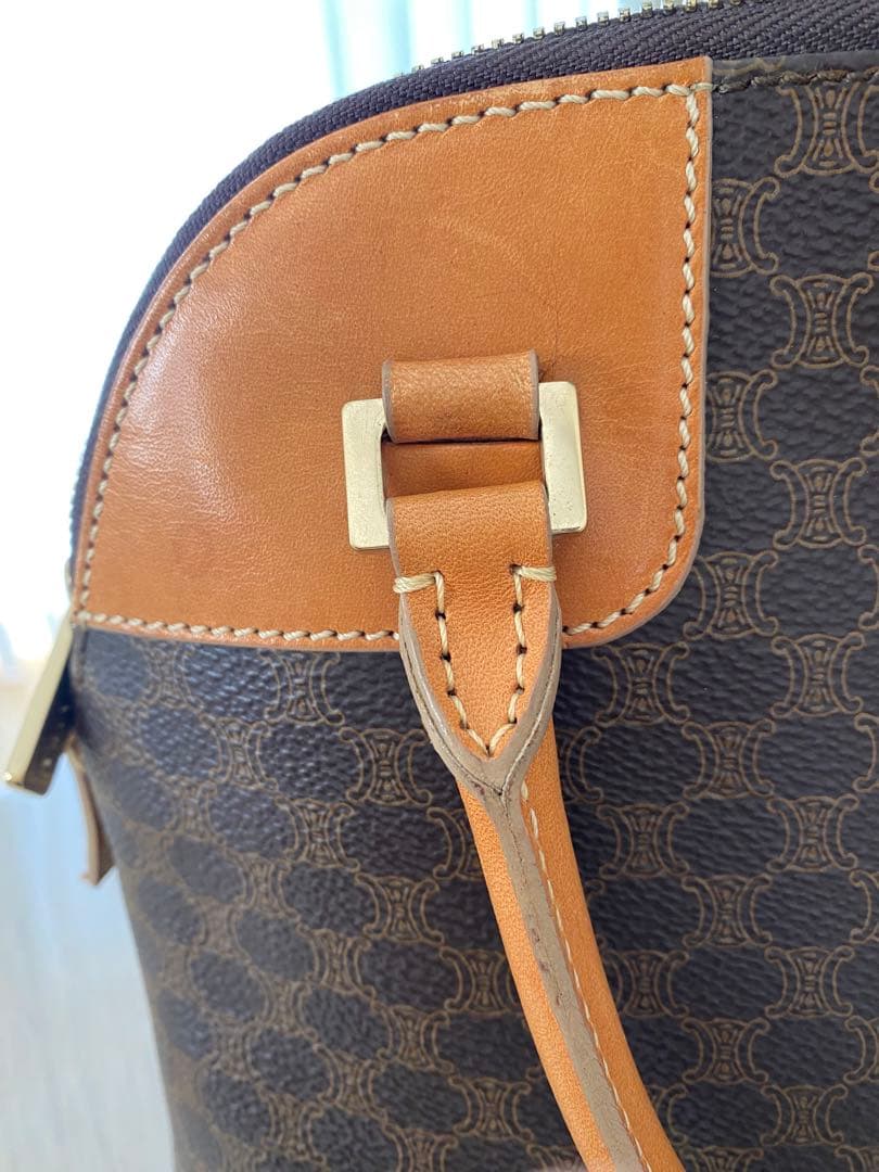 CELINE ダークブラウン ハンドバッグ