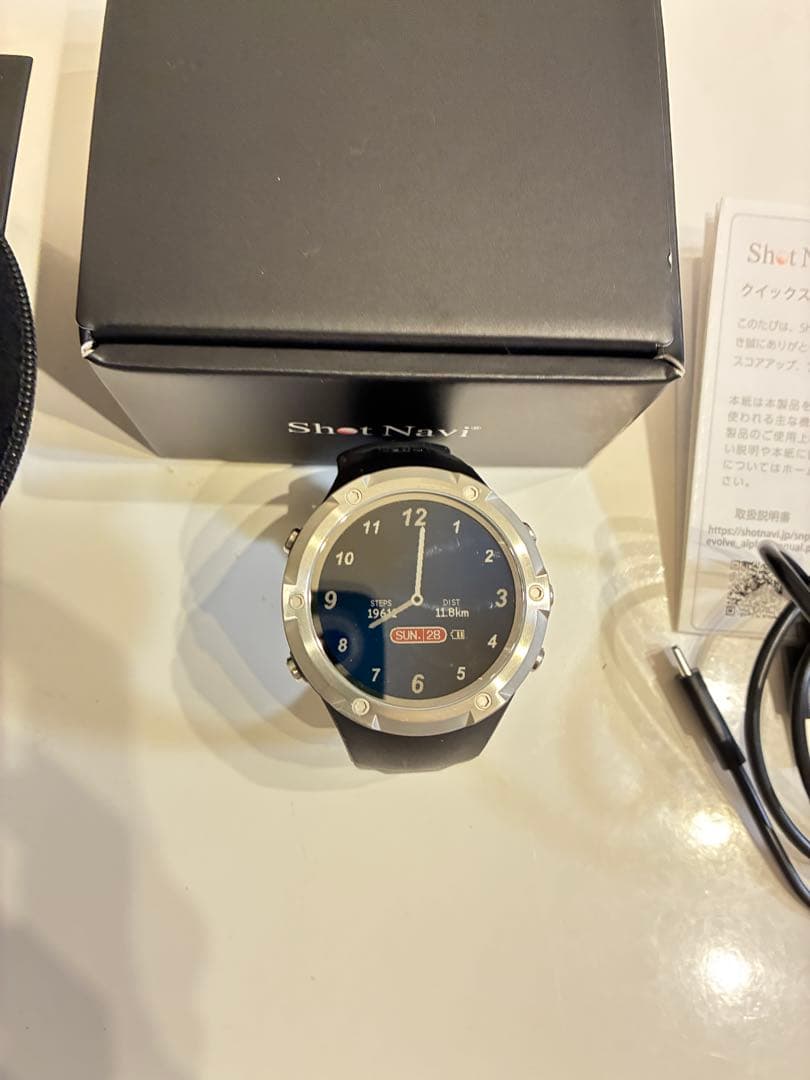 ショットナビ エボルブ アルファ Shot Navi Evolve α ブラック