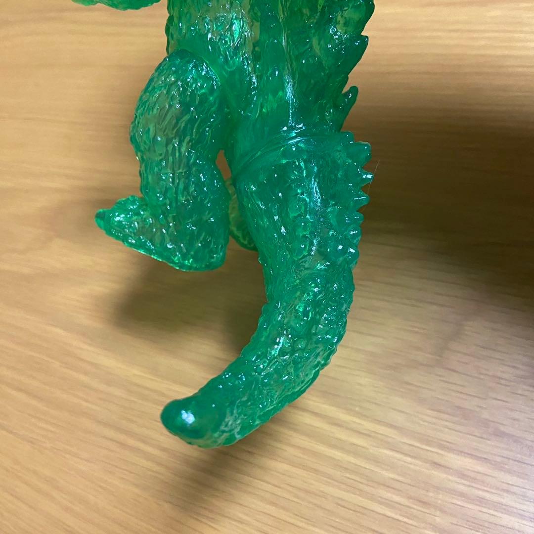 ポピー キングザウルス ゴジラ クリアー緑成型 ソフビ 5450