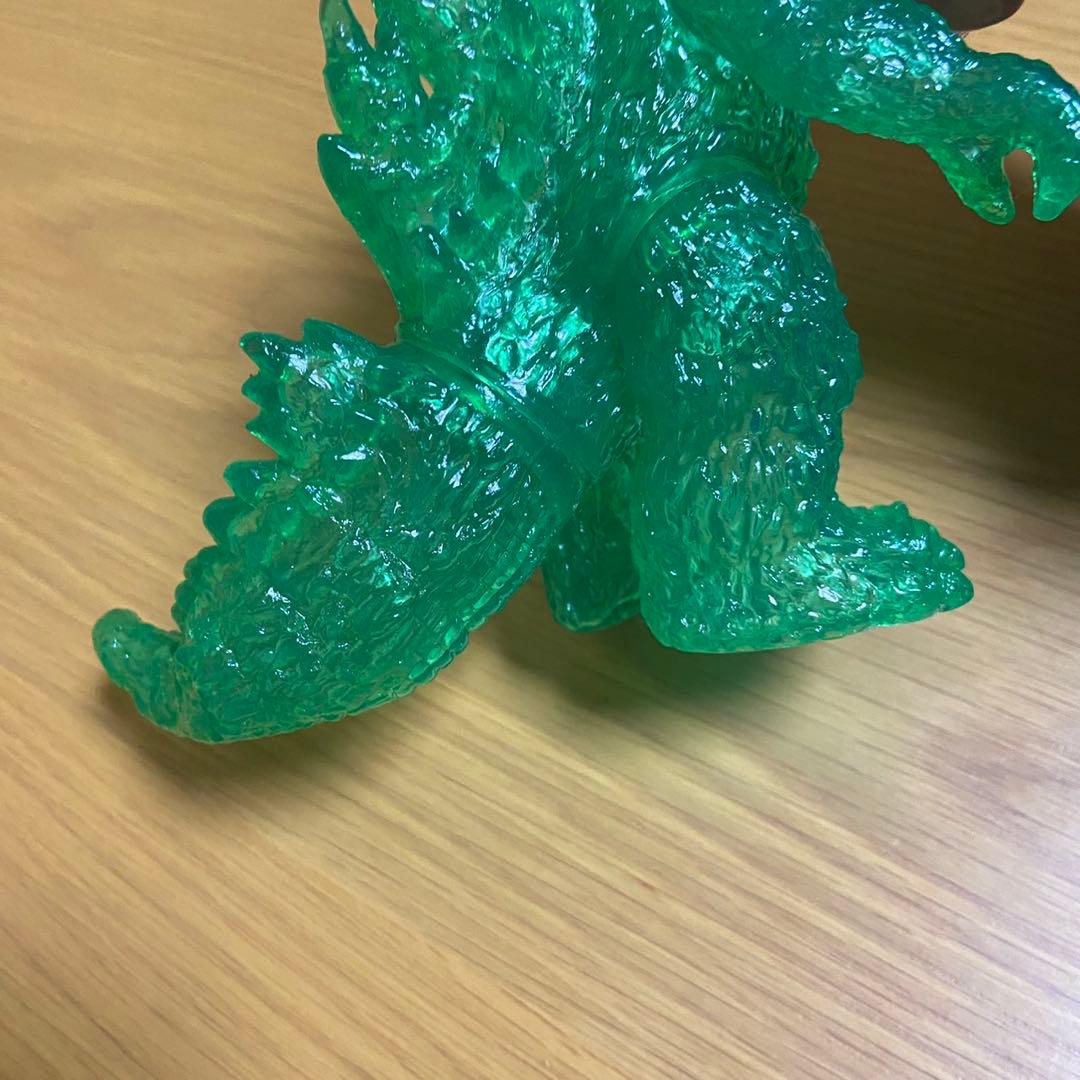 ポピー キングザウルス ゴジラ クリアー緑成型 ソフビ 5450