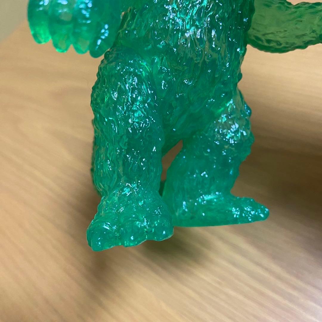 ポピー キングザウルス ゴジラ クリアー緑成型 ソフビ 5450