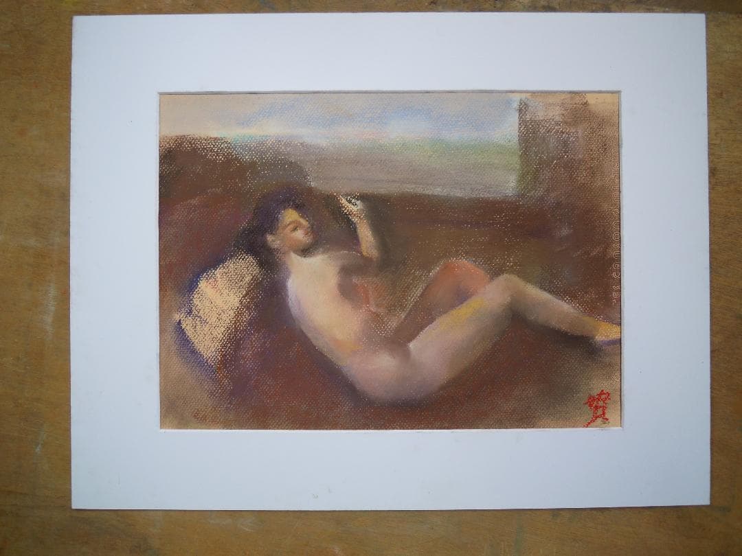 よこたわるモデル　オマージョデアンニゴーニ