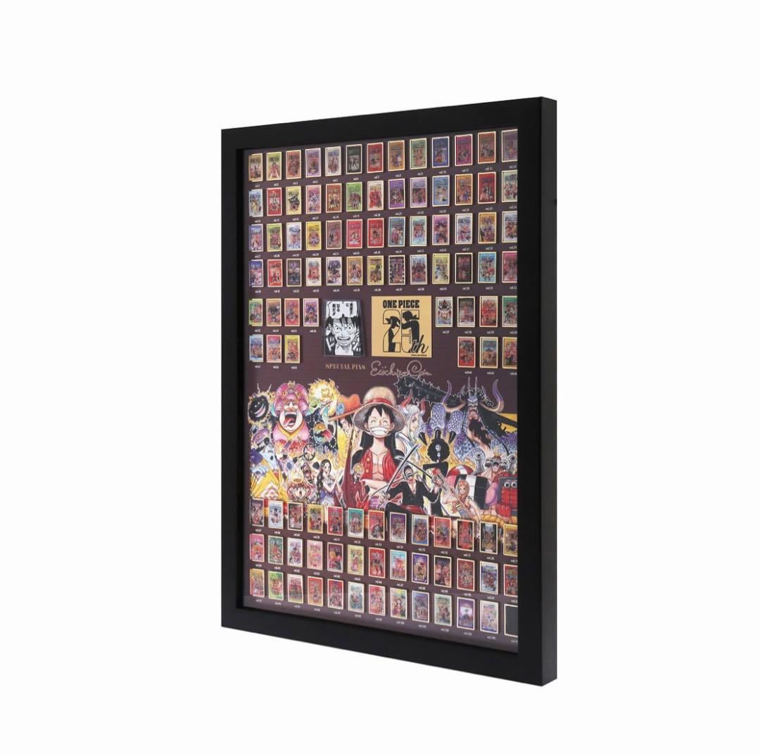 ONE PIECE ワンピース 連載25周年記念 額装ピンズセット