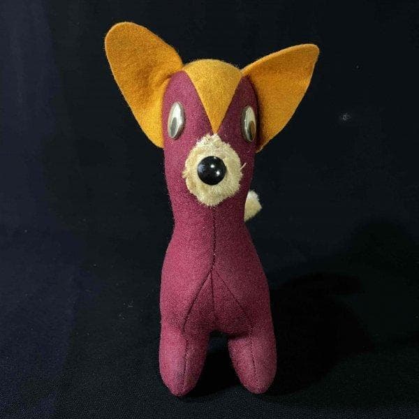 激レア 50s 60s USC カレッジドール マスコット ぬいぐるみ 犬 希少