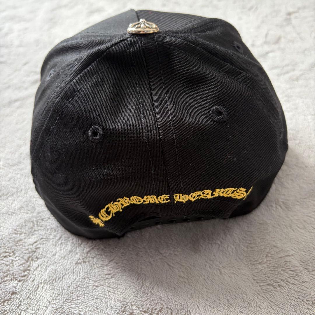 CHROME HEARTS／CHロゴ ベースボールキャップ ブラックイエロー