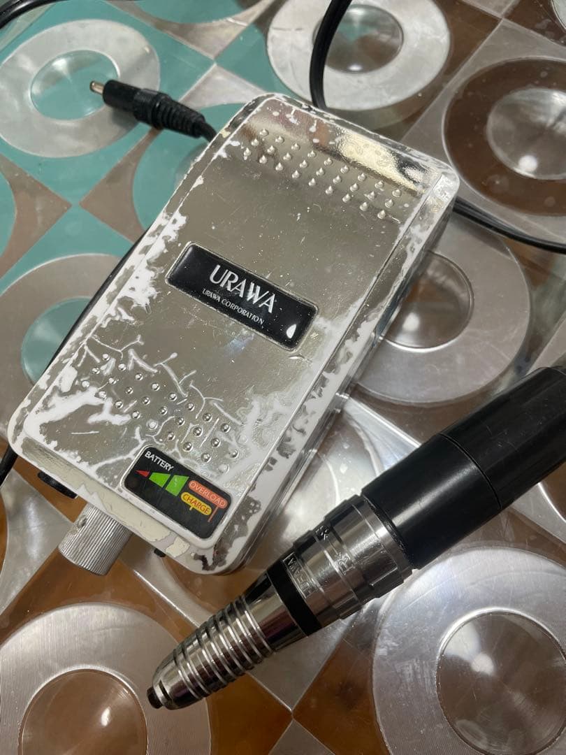 【ジャンク】URAWA 電動ネイルドリル シルバー