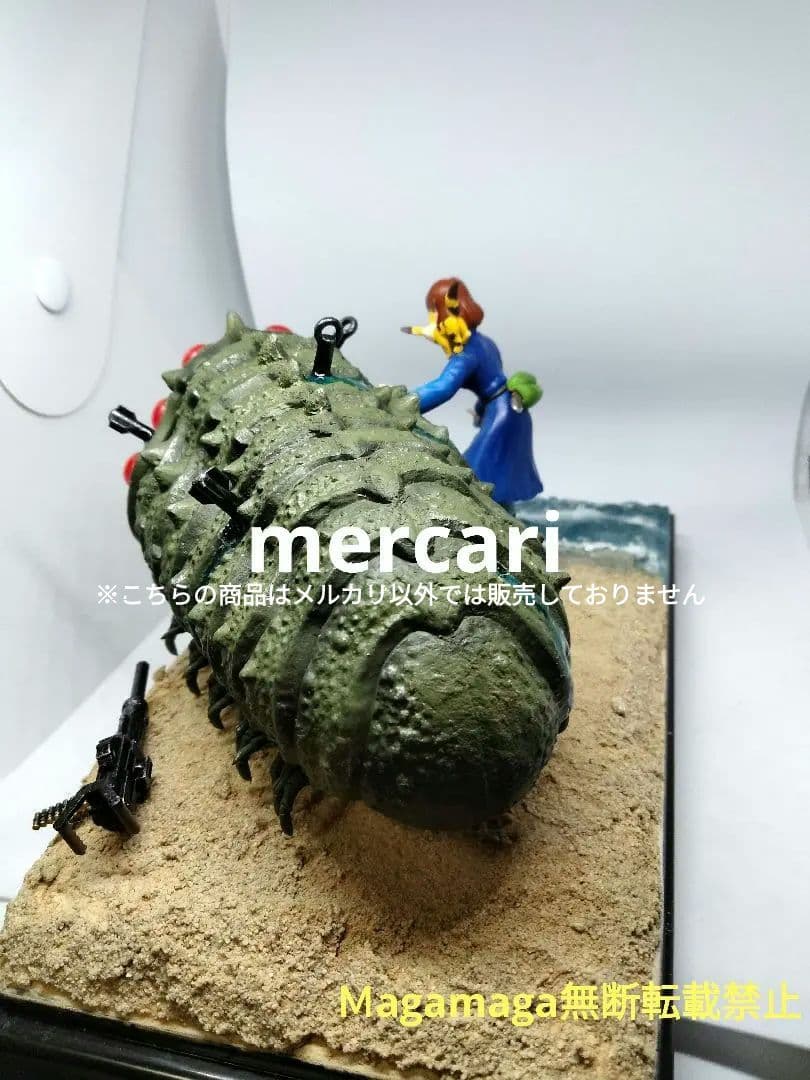 風の谷のナウシカ☆　プラモデル完成品　王蟲とナウシカ　ジオラマセット