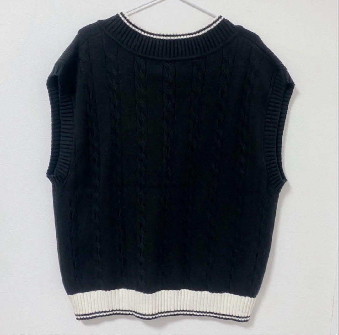 美品✴︎ 【FREDPERRY RayBEAMS別注 】チルデンニットベスト 黒