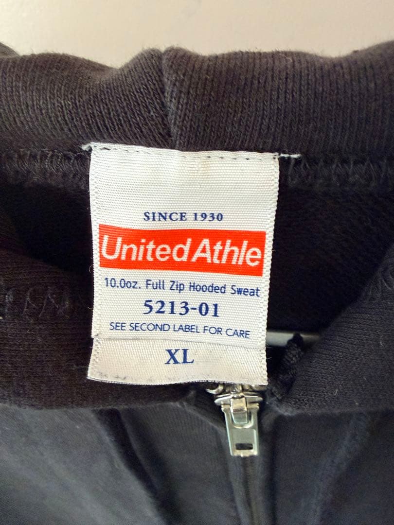 DEATH SIDE フルジップパーカー 黒