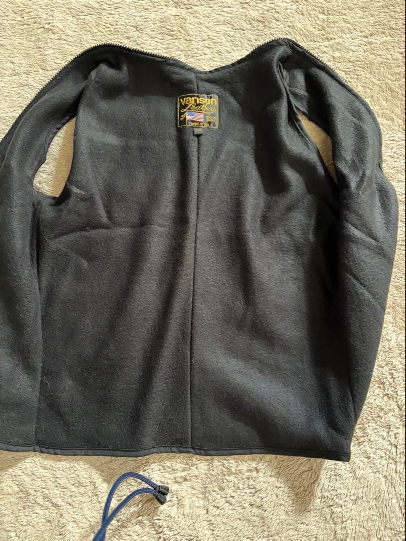 vanson leathers シングルライダースジャケット 36 ブラック