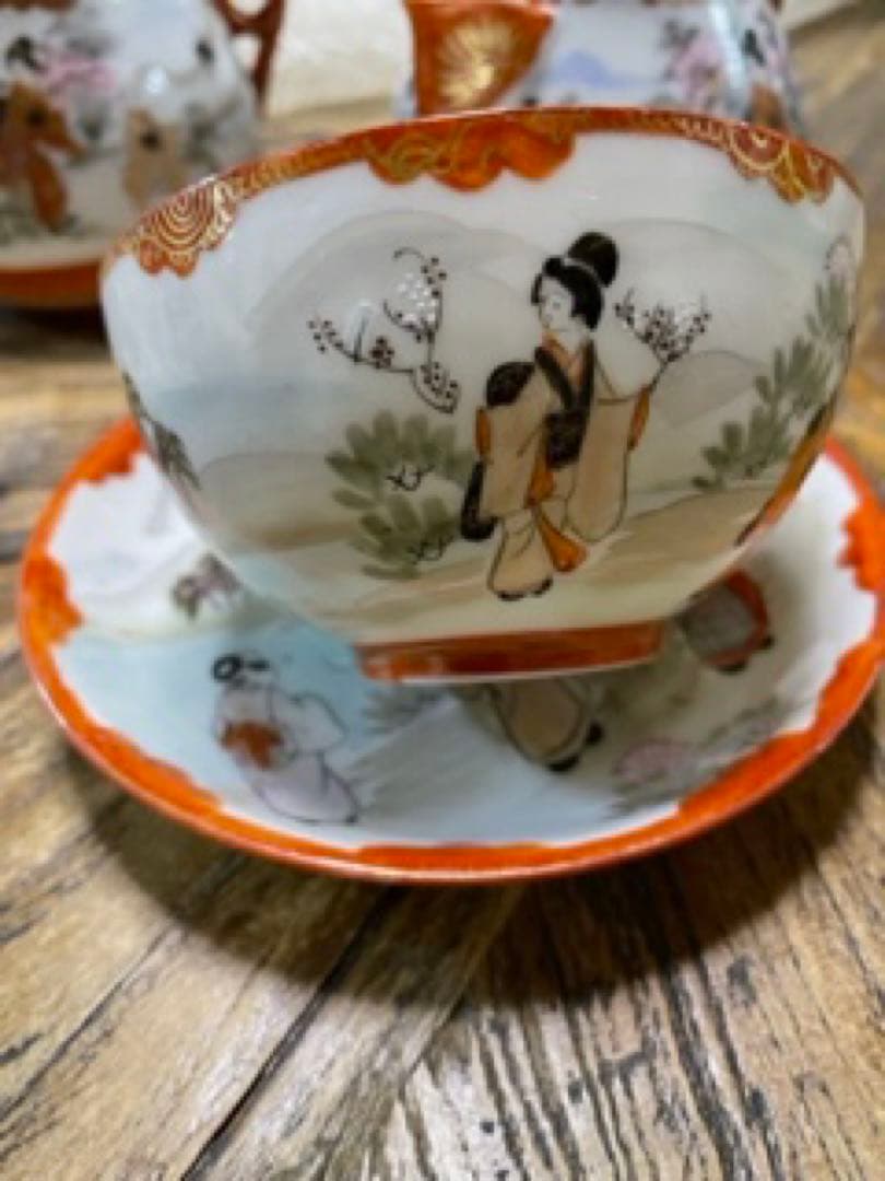 *️⃣プロフ必読❣️九谷 有田 輸出用 アンティーク3点set