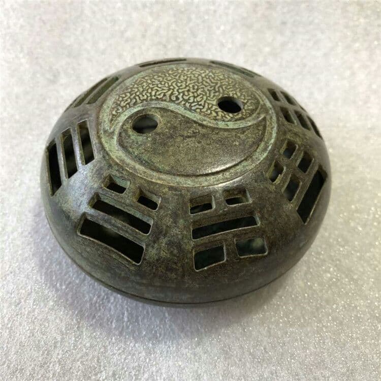 古玩古工芸品銅器銅燻香炉八卦小香炉